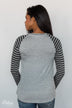 Merry Christmas Striped Long Sleeve Top