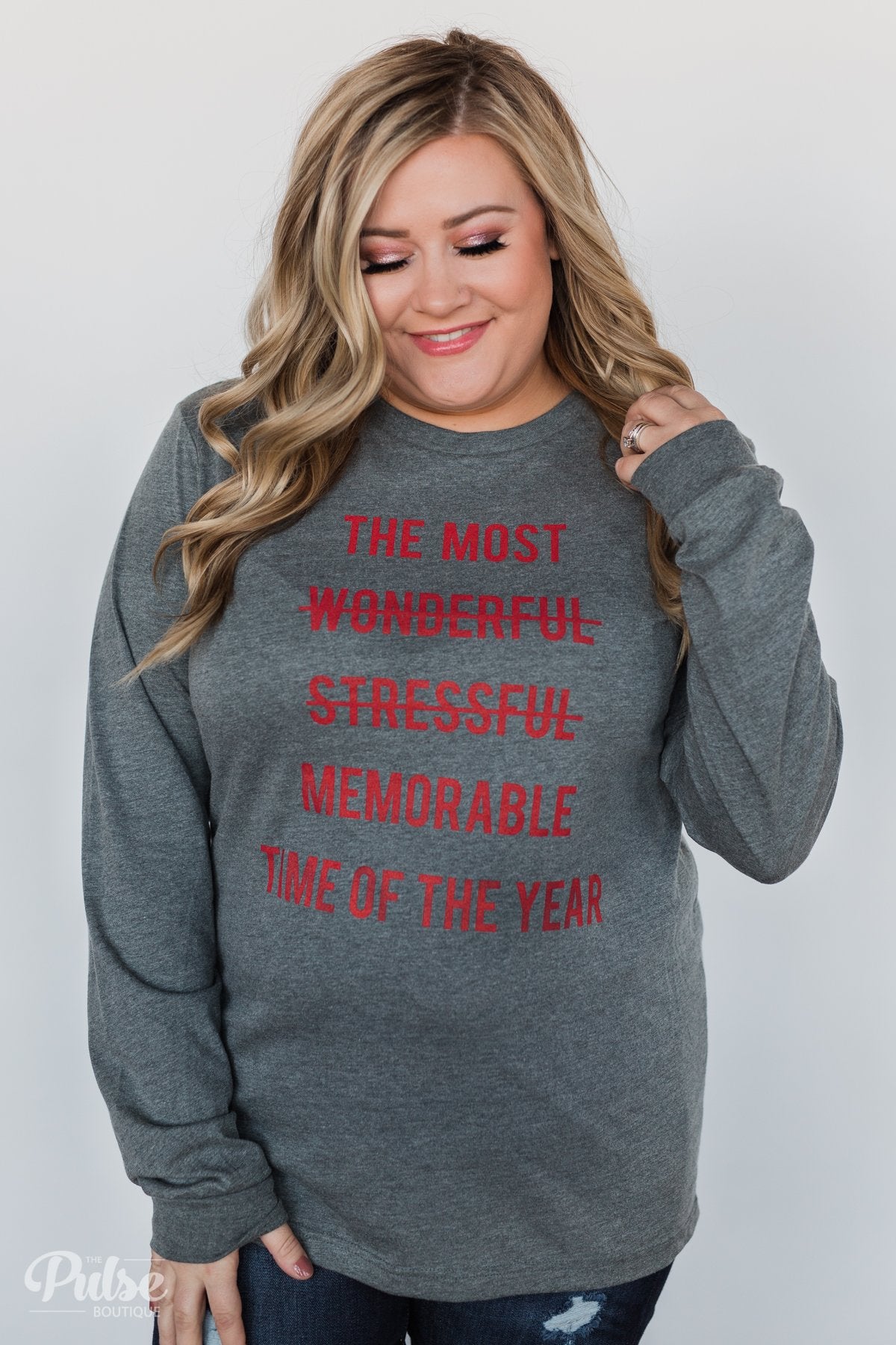 Most Memorable Time of the Year Long Sleeve Top