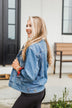 Fly Away With Me Outdoor Denim Jacket- Medium Wash