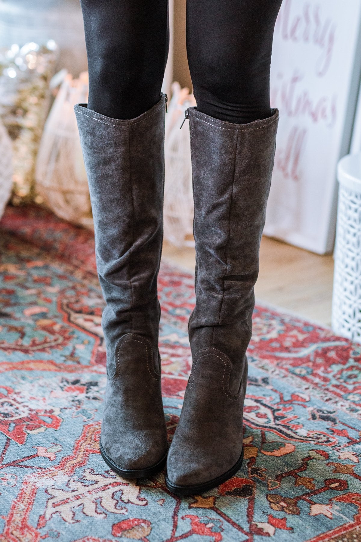 Very G Penny Boots- Grey