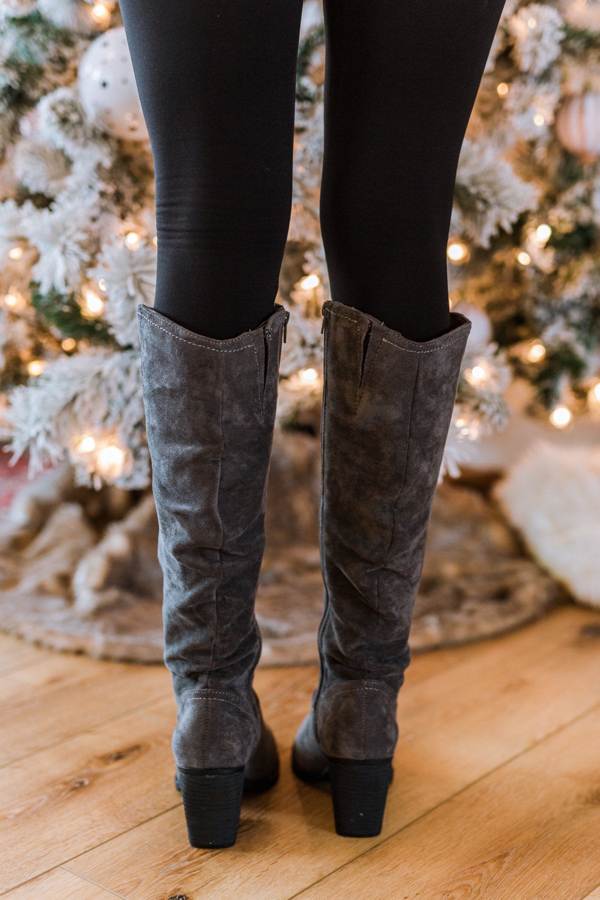Very G Penny Boots- Grey