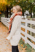 Feeling Chilly Knitted Cardigan- Ivory