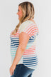 Colorful Cutie Striped Top- Multi