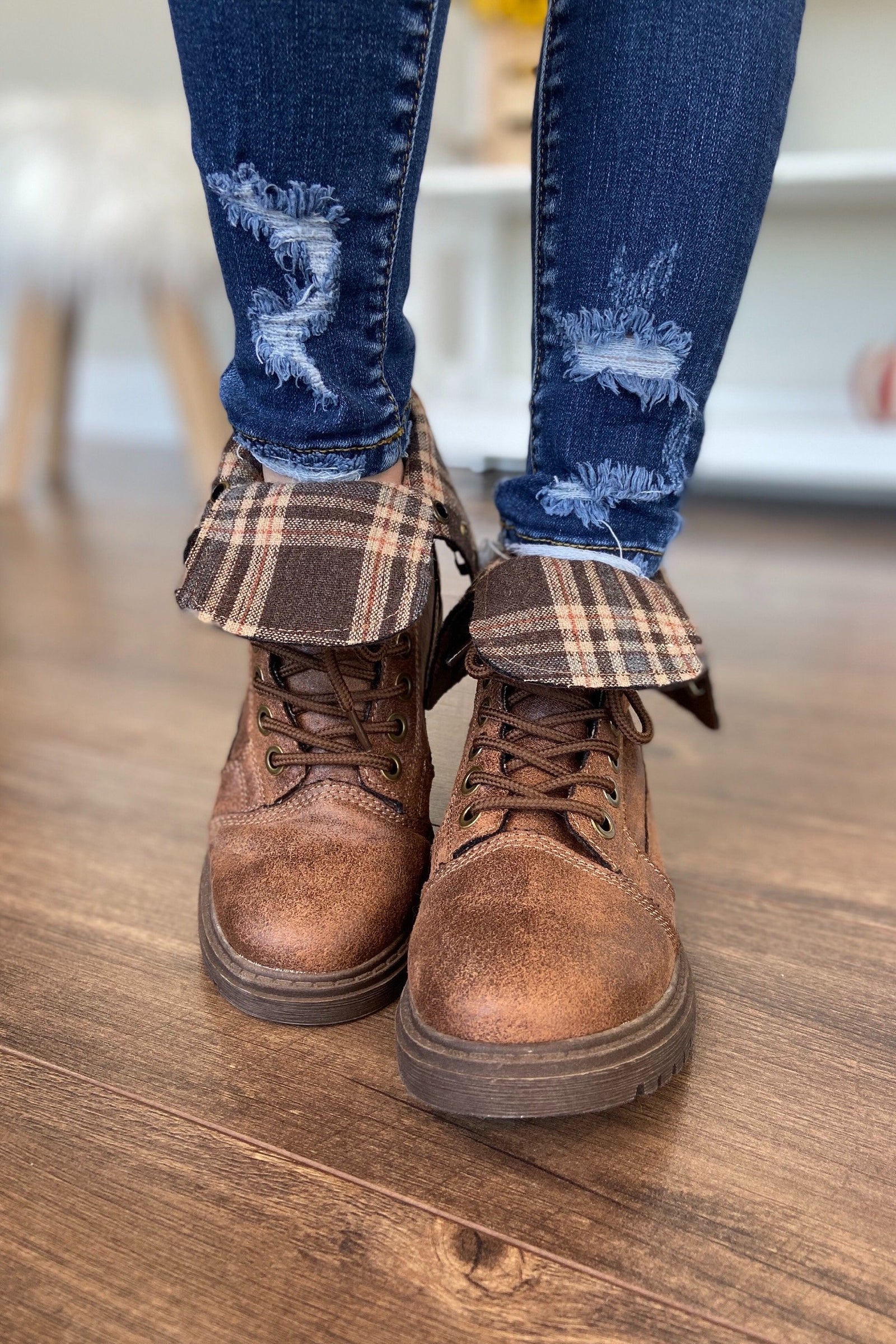 Very G Colonel Sanders Boots- Dark Tan