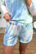 Tie Dye Lounge Shorts- Mint, Blush, Blue