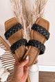 Blowfish Zelie Braided Sandals- Black Mandala