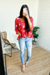 Babydoll Star Knit Top- Soft Coral