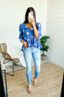 Babydoll Star Knit Top- Blue