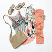 Day After Day Essential Zipper Purse- Beige