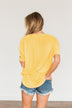 Perfectly Pretty Thermal Knit Top- Yellow