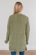 Head Turning Long Knit Cardigan- Sage