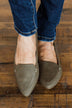Soda Concept Loafers- Light Olive