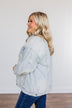 Keep Them Talking Denim Jacket- Light Wash
