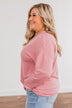Where Is The Love Long Sleeve Top- Mauve