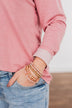 Glamor Feels Bracelet Set- Blush & Gold