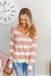 Perfectly Me Knit Sweater- Pink & Off-White
