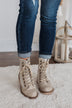 Blowfish Reilly Combat Boot- Light Taupe Prospector