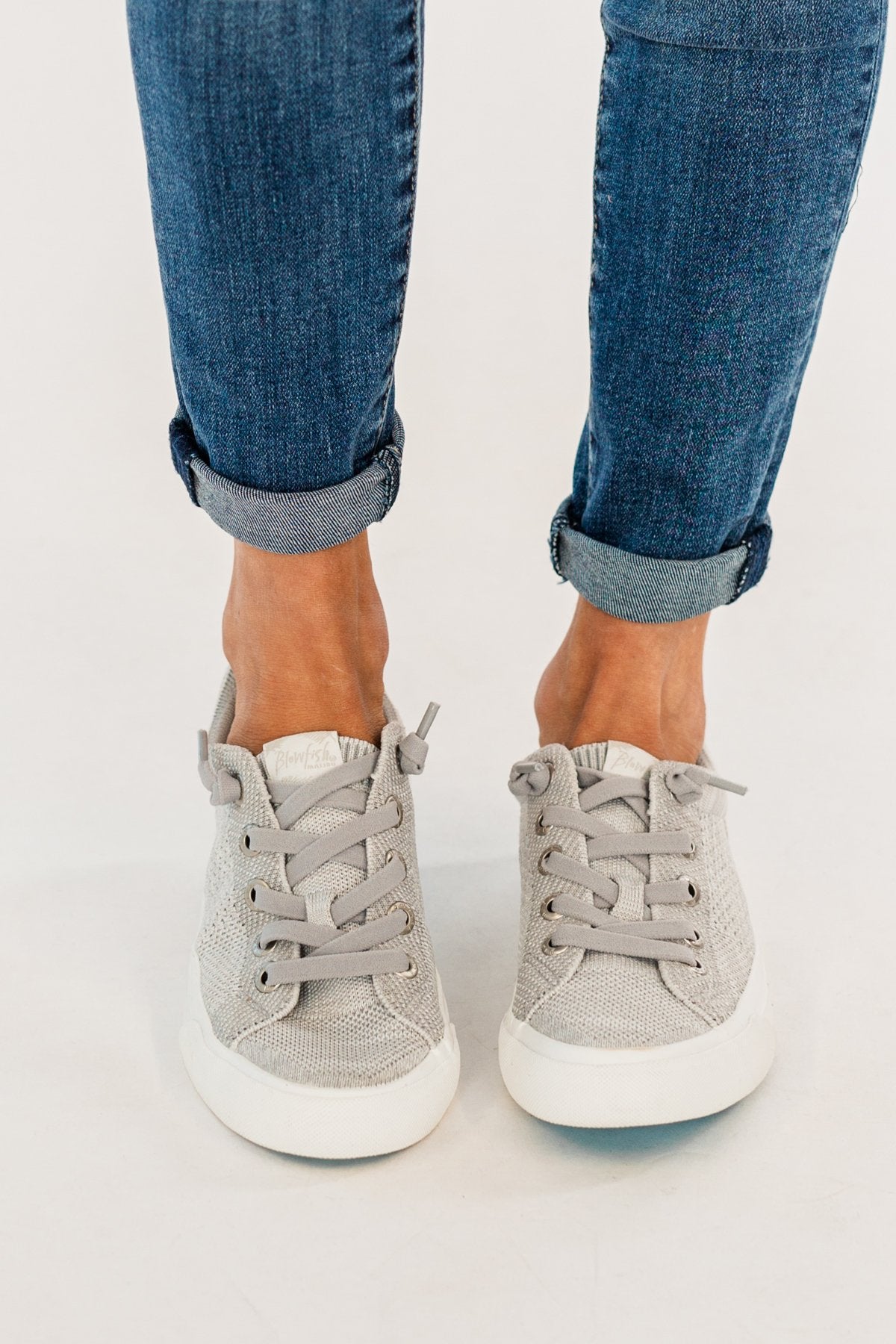 Blowfish Poppy Sneaker- Off White & Light Gray