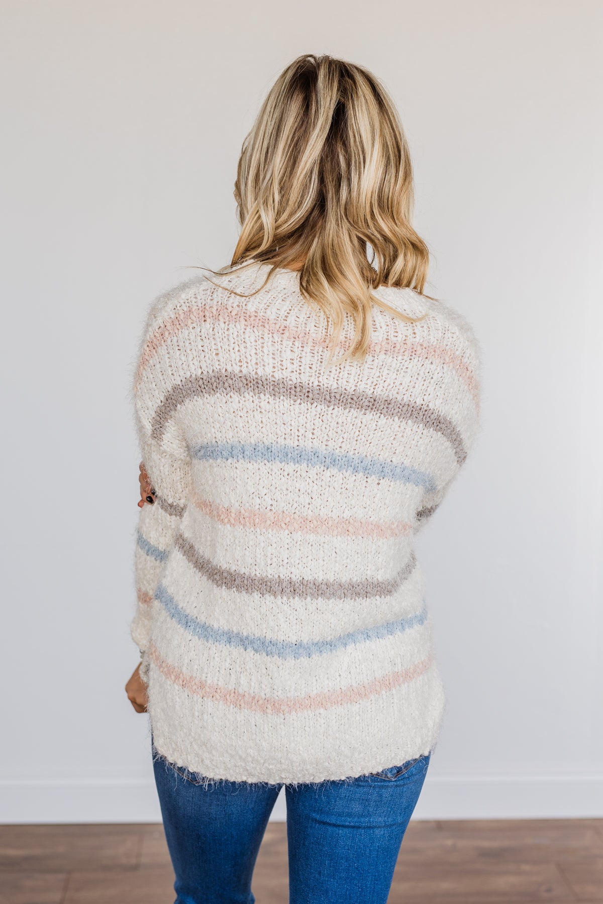 Clouded Love Knit Sweater- Ivory