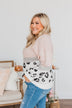 Makes My Heart Melt Color Block Sweater- Blush, Grey, & Ivory