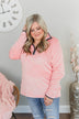 Pulse Exclusive 1/4 Zip Sherpa- Salmon Pink