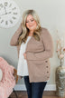 True To My Heart Open Front Cardigan- Dark Mocha