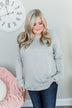 Wake Up The Day Long Sleeve Top- Grey