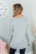 Wake Up The Day Long Sleeve Top- Grey
