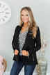 Making Moves Lightweight Zip Up Jacket- Black
