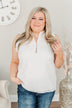 One In A Million Sleeveless Blouse- Off White