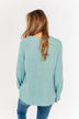 Live A Little Knit Sweater- Light Blue
