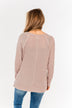 There You Go Again Thermal Notch Top- Dusty Mauve