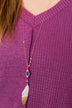 Beautifully Me Feather Pendant Necklace- Pink & Ivory