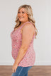Walking Through Life Floral Tank Top- Pink