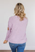 Where Life Leads Chenille Knit Sweater- Lilac