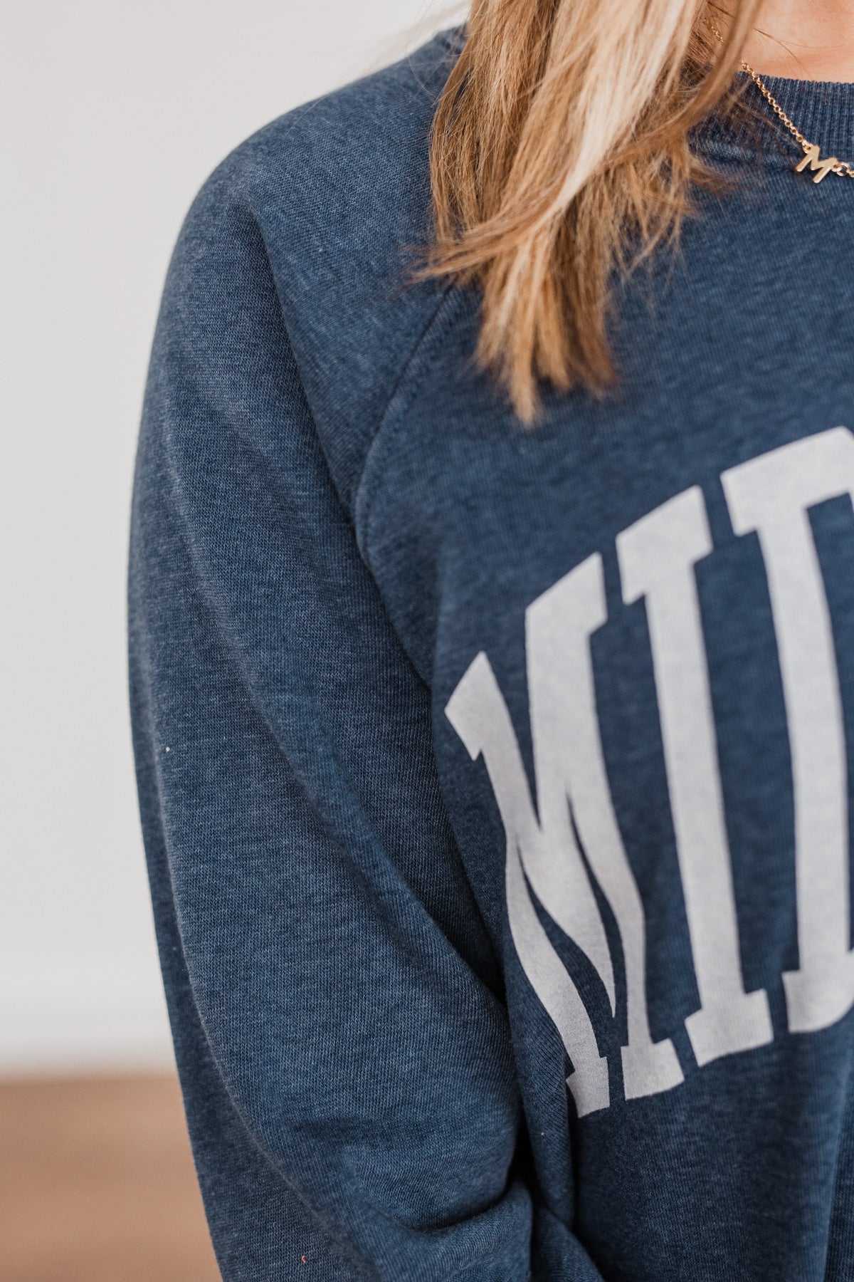 Thread & Supply "Midwest" Crew Neck Pullover- Blue