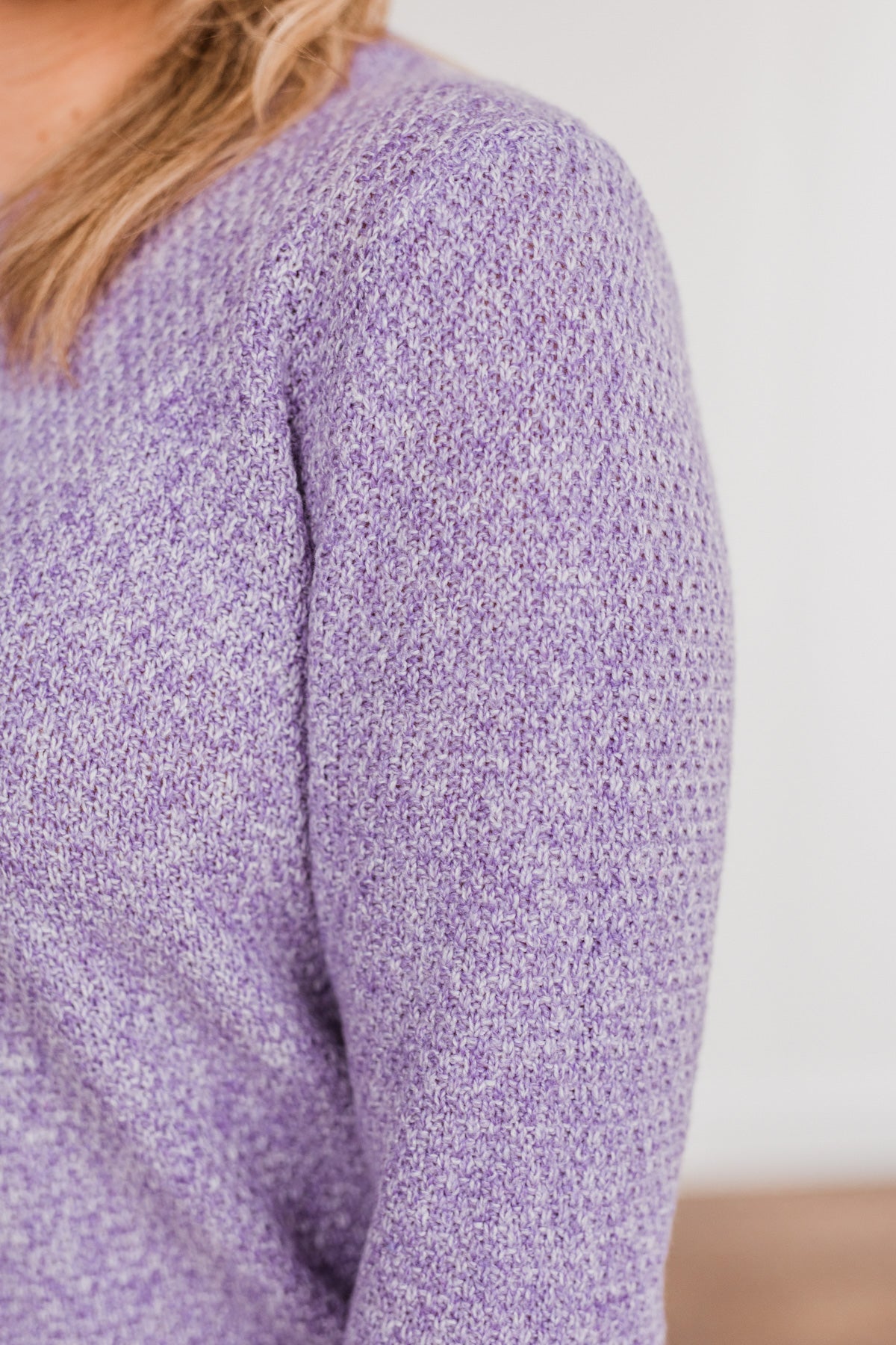 Runway Beauty Knit Sweater- Lavender