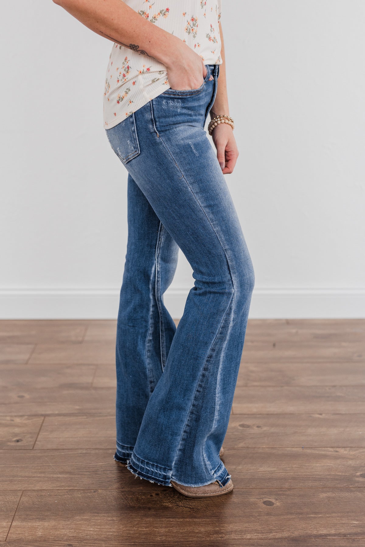 Vervet High-Rise Flare Jeans- Clarice Wash