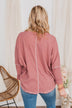 Purely Stunning Long Sleeve Knit Top- Pink