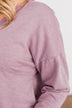 Where Is The Love Long Sleeve Top- Lavender