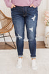 KanCan High-Rise Skinny Jeans- Dark Harriette Wash