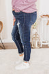 KanCan High-Rise Skinny Jeans- Dark Harriette Wash