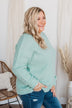 Captivating In Color Knit Sweater- Mint