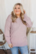 Destined For You Knit Sweater- Dusty Mauve