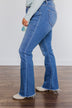 Vervet Mid-Rise Flare Jeans- Alana Wash