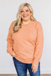 Destined For You Knit Sweater- Dusty Orange