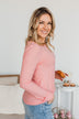 Call Me Soon Long Sleeve Top- Pink