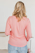 Call Me Soon Long Sleeve Top- Pink