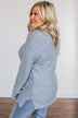Stunningly Beautiful Knit Sweater- Denim