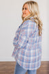 Only Thing I Dream Of Plaid Top- Blue